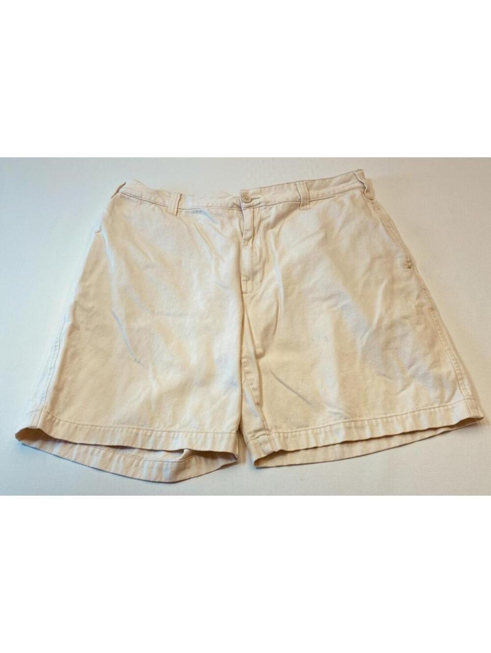 George & Martha Men's Beige Cotton Chino Shorts Size 36 Cotton Casual 9957